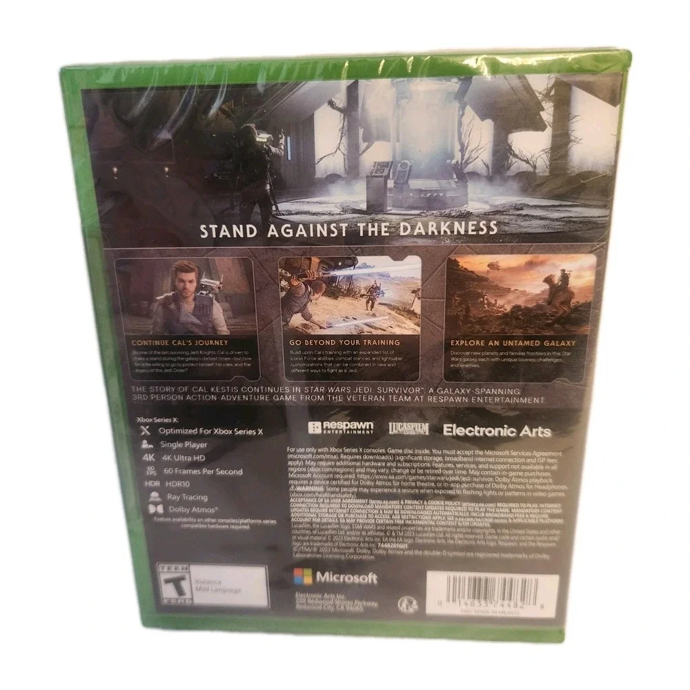 Star Wars Jedi Survivor Xbox Series X Video Game Action Adventure Single Player